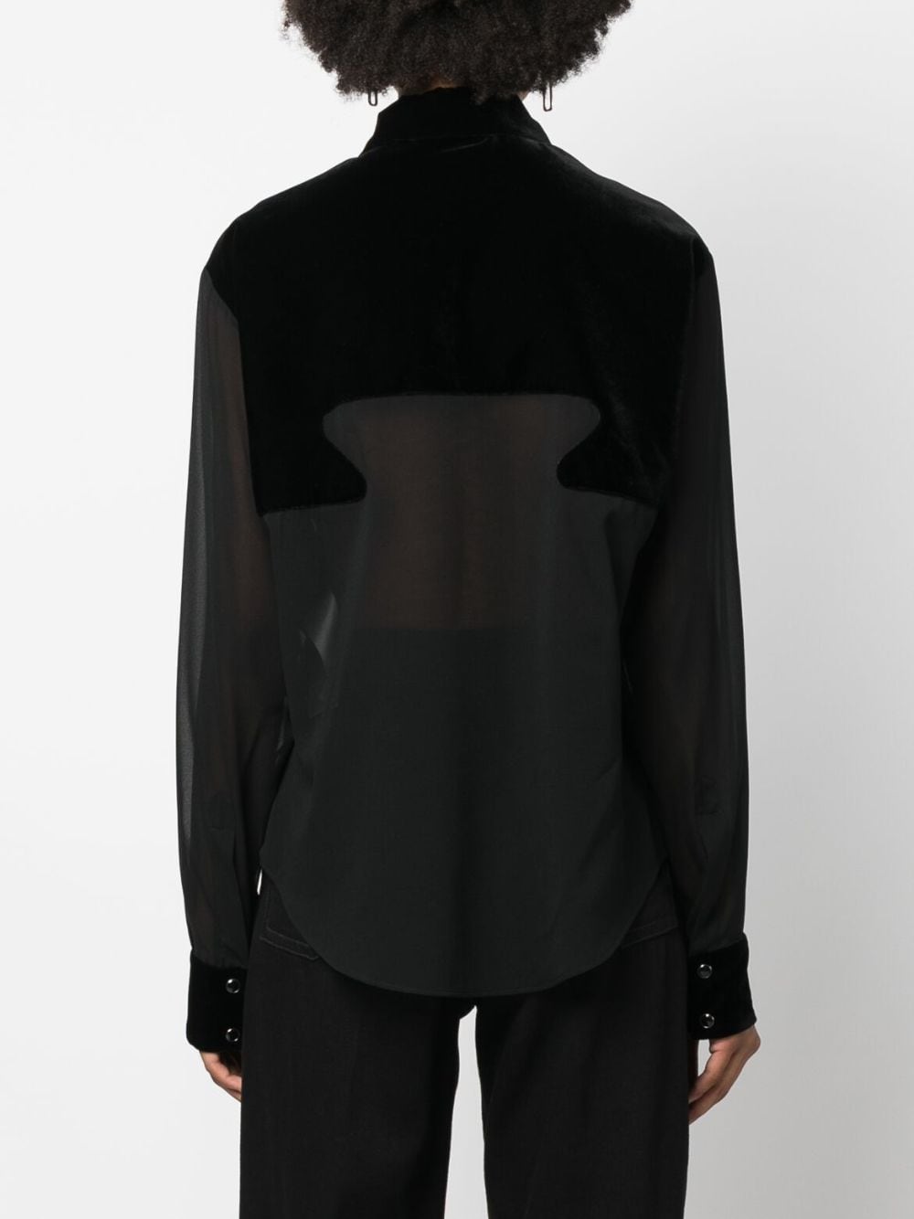 TOM FORD Tom Ford Shirts Black Outer: Silk - Women　Tom Ford シャツ ブラック アウター: シルク - レディース