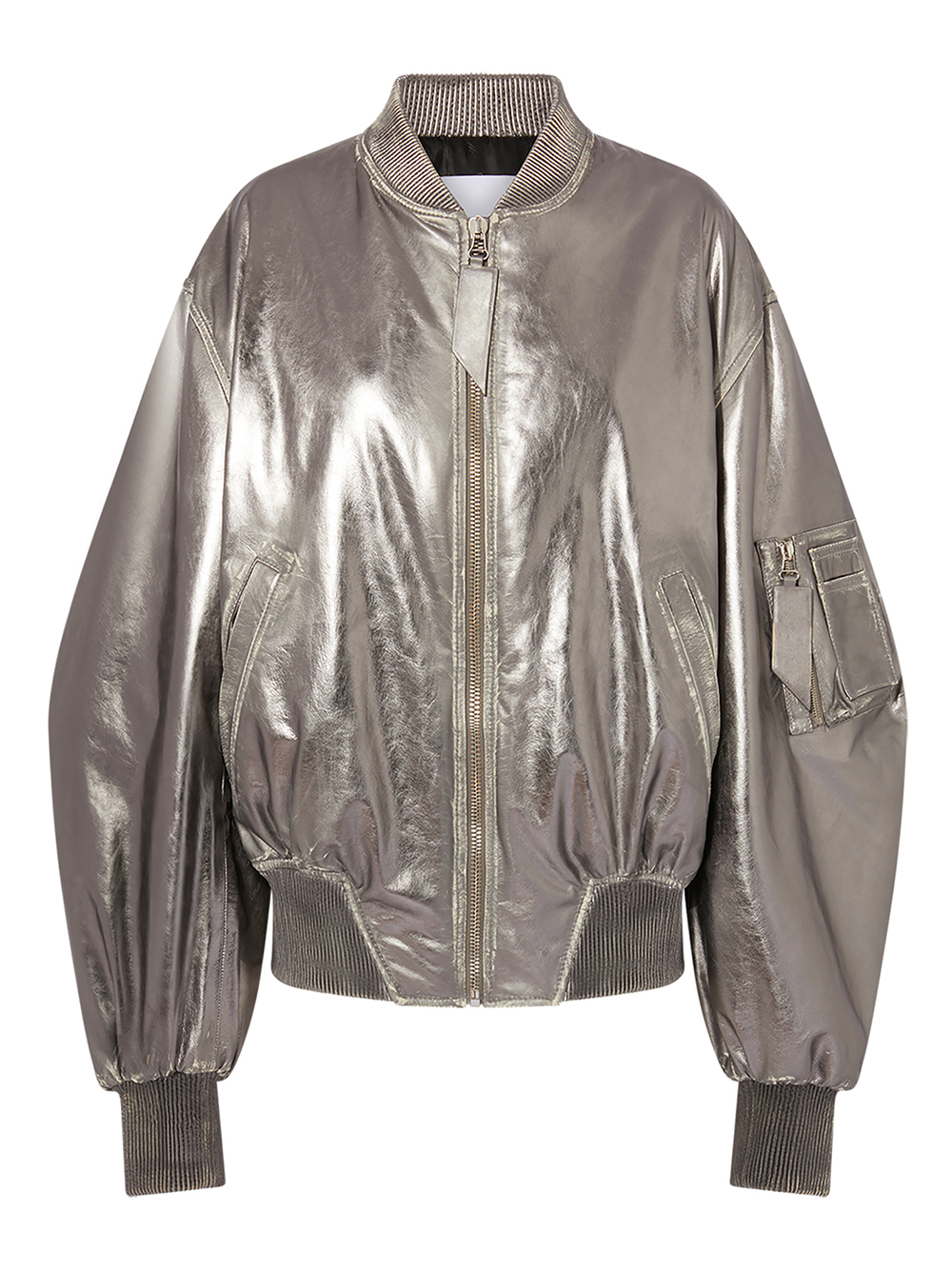 The Attico Coats Silver Lining: Viscose – Women