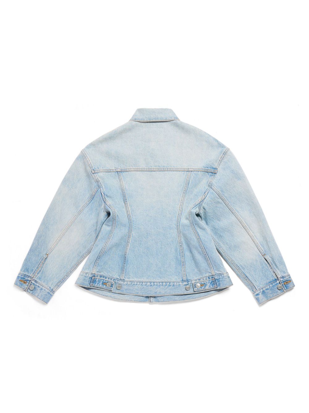 BALENCIAGA Balenciaga Coats Clear Blue Cotton - Women　バレンシアガ コート クリア ブルー コットン - レディース