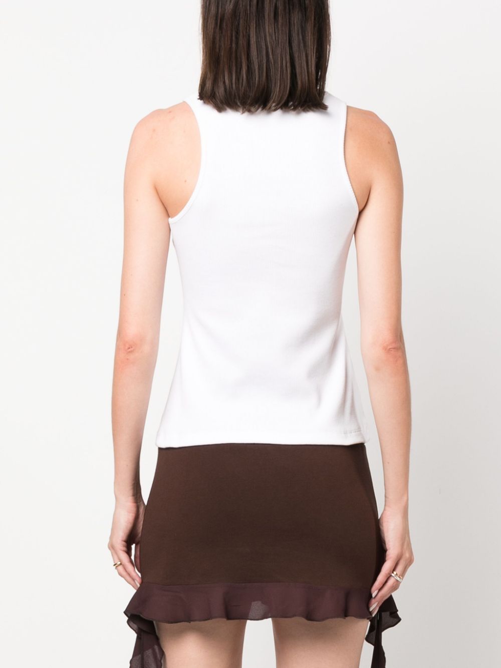 Blumarine Top White Cotton Elastane - Women
