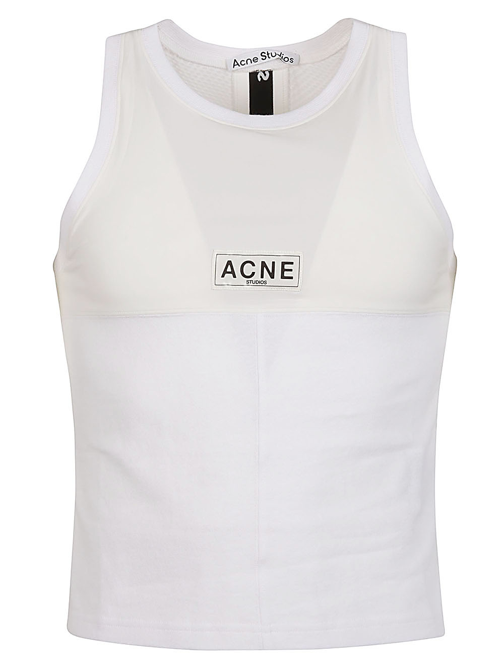 Acne Studios Acne Studios Top White Polyester - Men　Acne Studios トップ ホワイト ポリエステル - メンズ