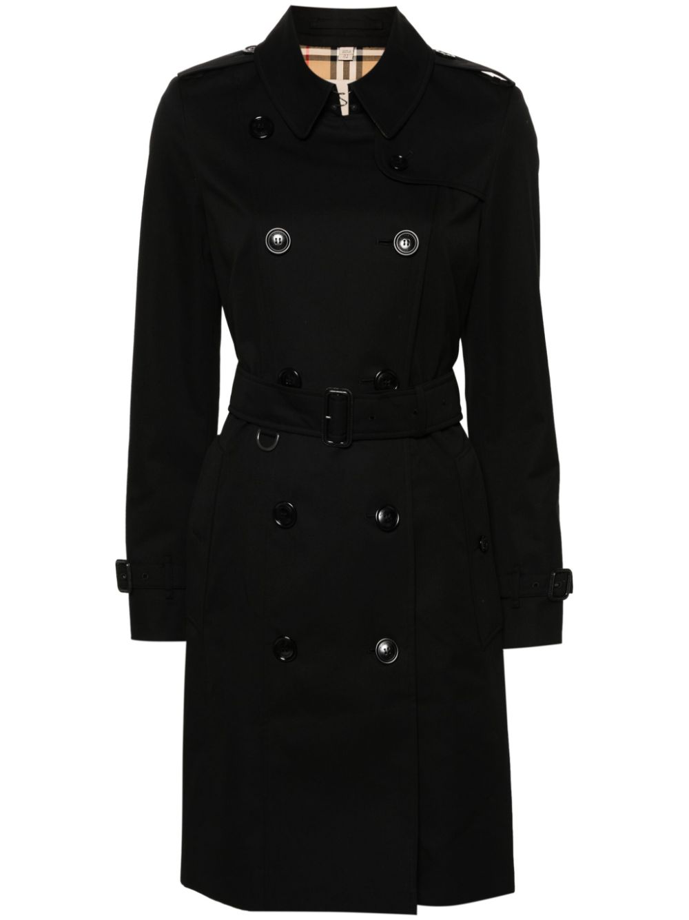 Burberry Double Breasted Belted Trench Coat
