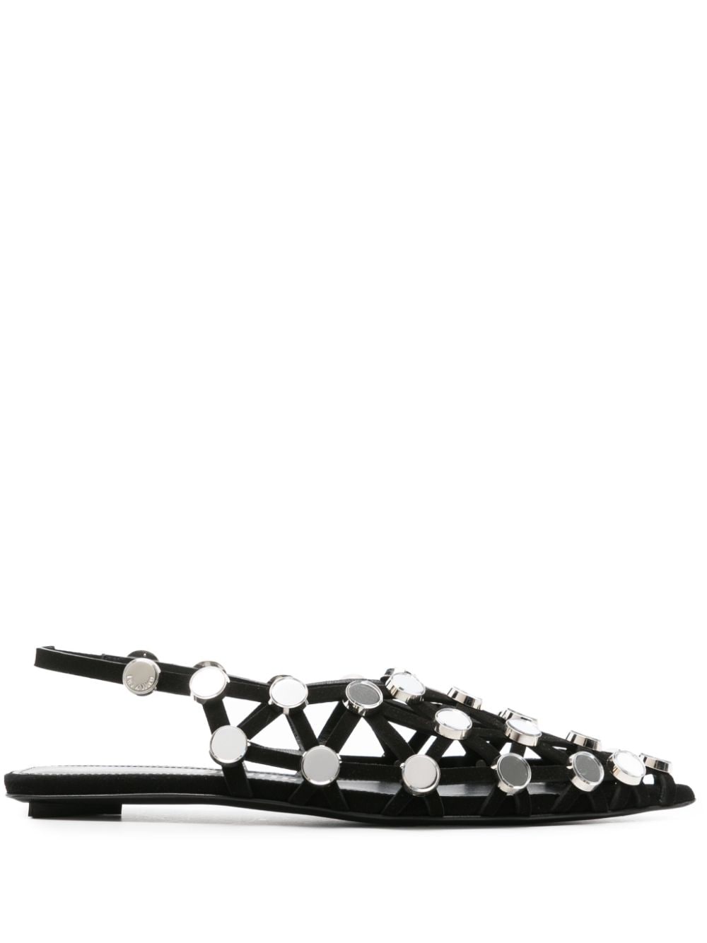 The Attico Flat Shoes Black – Women