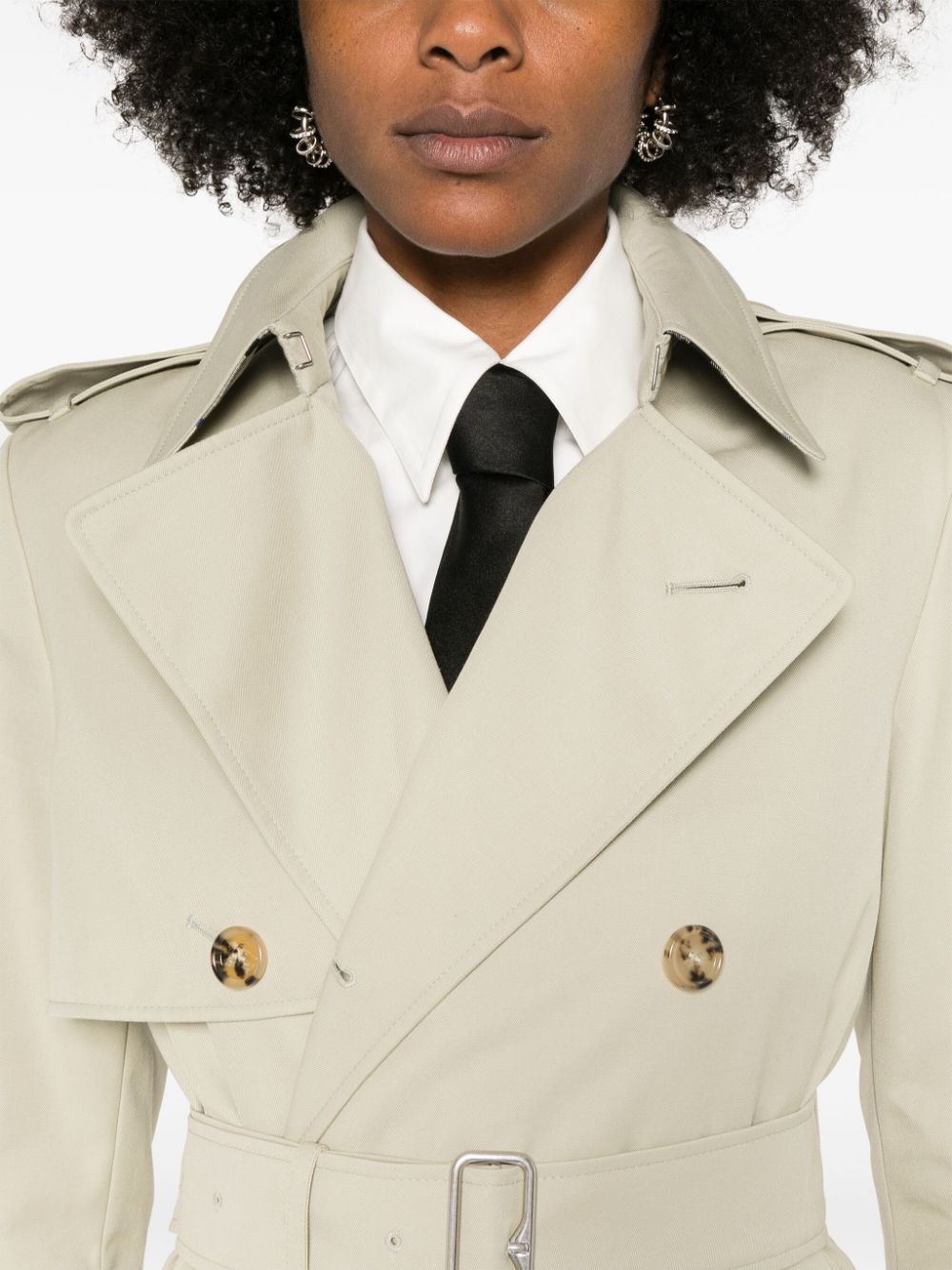 Burberry Coats Grey Outer: Polyester - Women