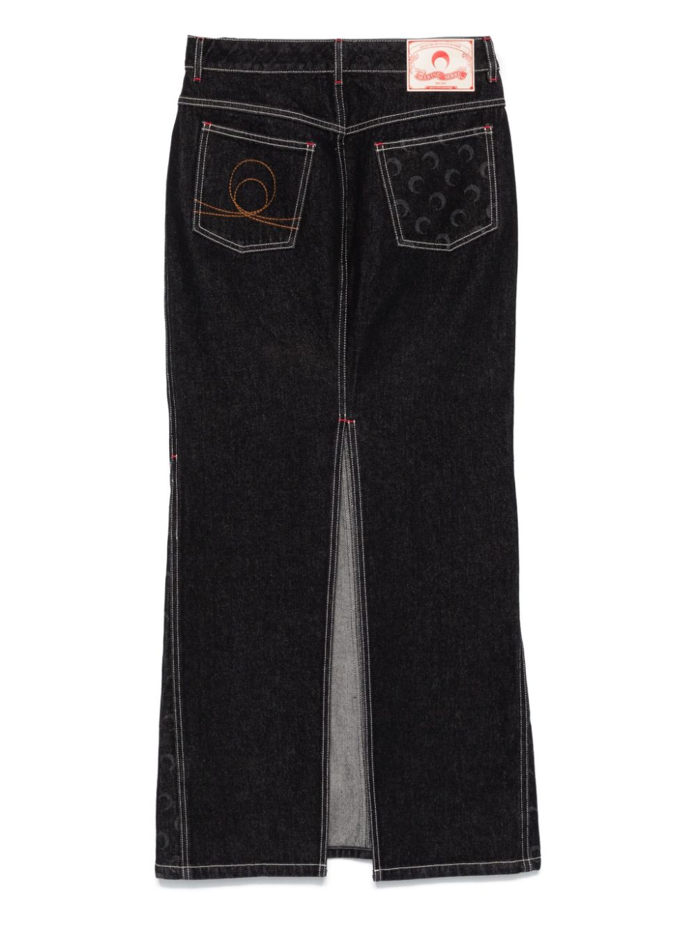 MARINE SERRE Skirts Black Cotton - Women