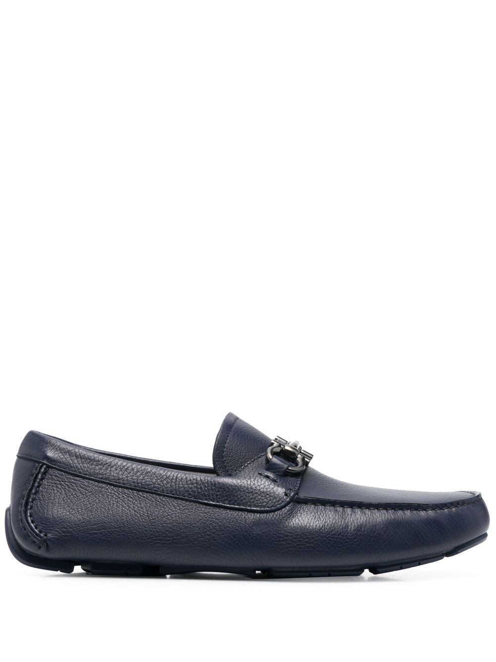 Ferragamo Gancini leather loafers