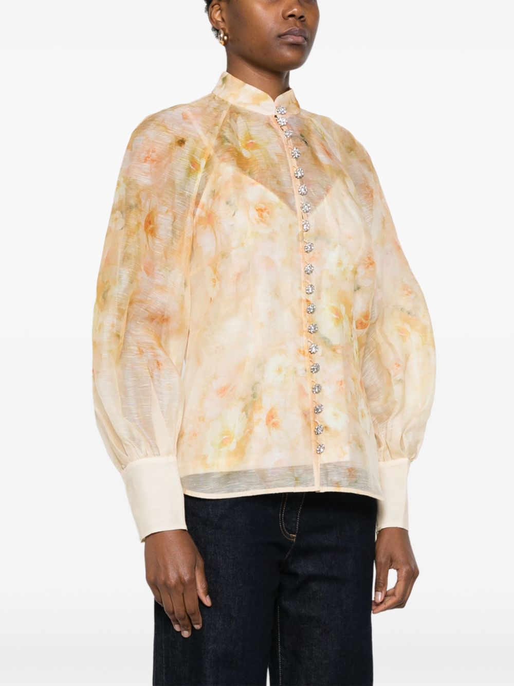 Zimmermann Shirts Yellow Linen Silk – Women