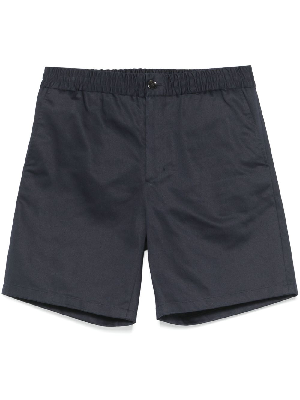 AMI Paris Ami Paris Shorts Blue Cotton - Men　アミ パリ ショーツ ブルー コットン - メンズ