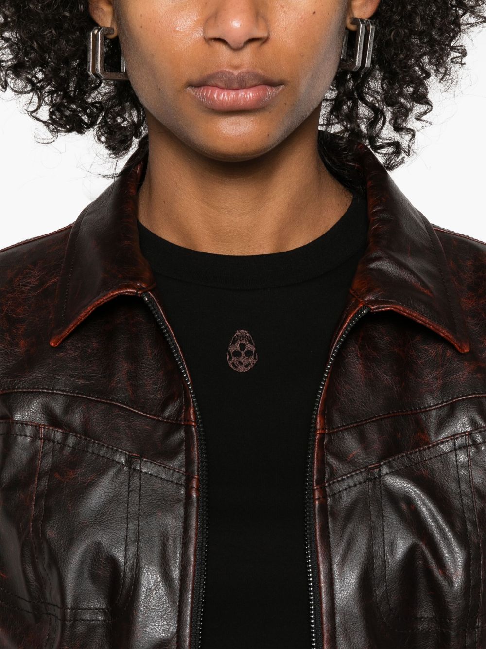 Alexander McQueen T-shirts and Polos Black Cotton - Women