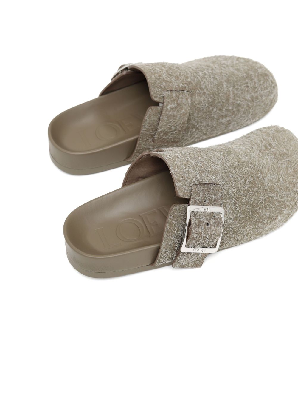 Loewe Sandals Kaki Suede - Men