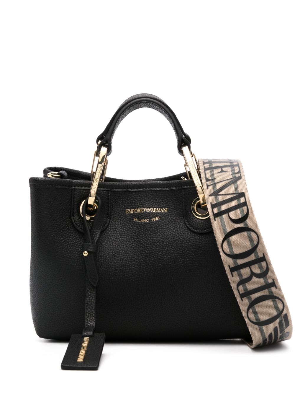 Emporio Armani logo-debossed crossbody bag