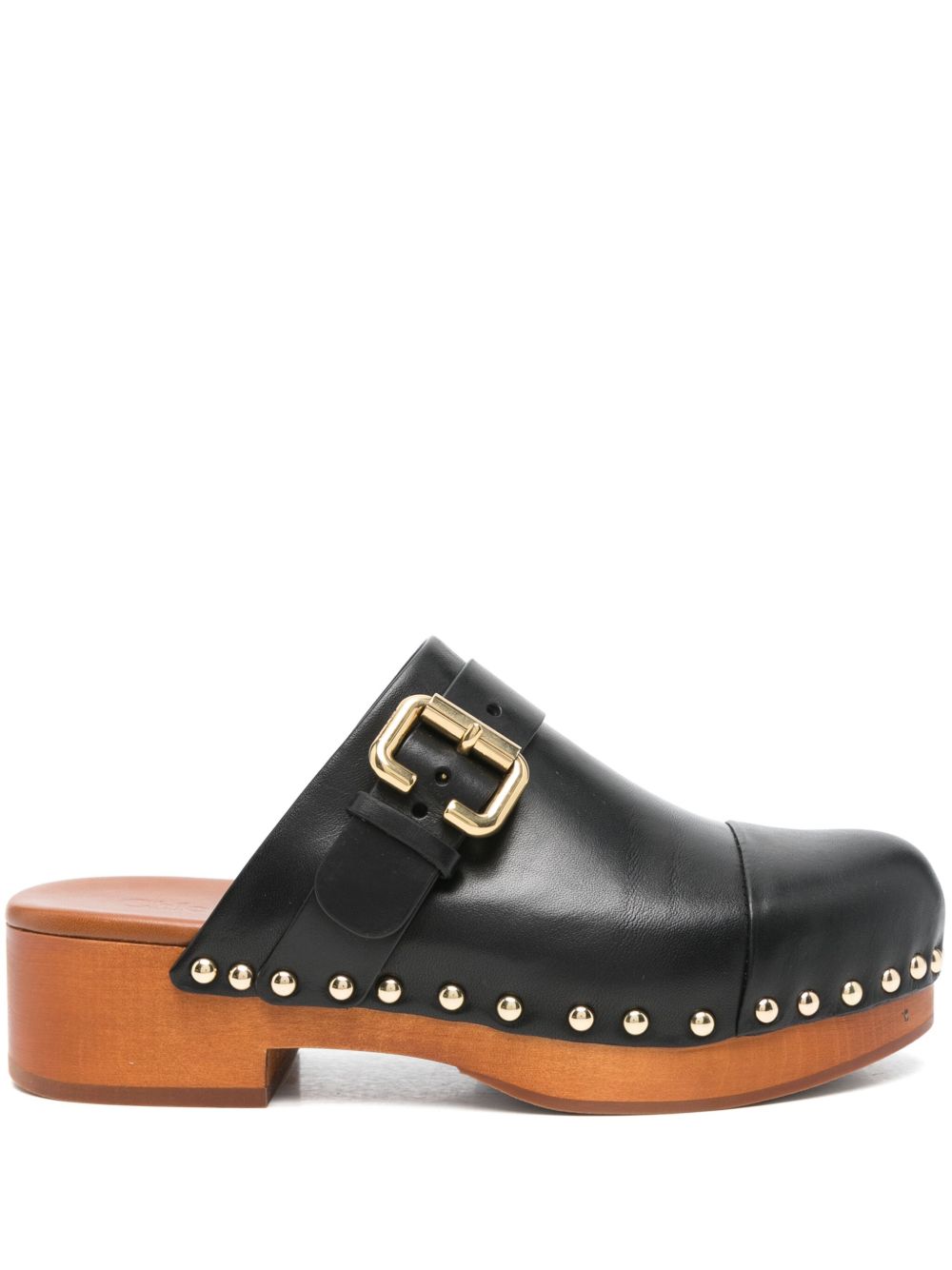 Chloè Sandals Black Calf Leather – Women