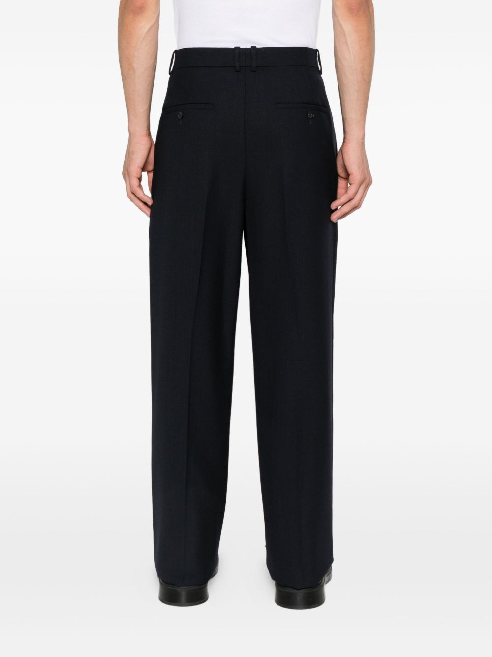 Saint Laurent Saint Laurent Trousers Blue Outer: wool - Men　サンローラン パンツ ブルー アウター: ウール - メンズ