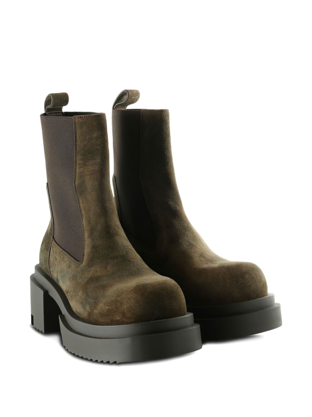 Rick Owens Boots Blue Outer: Calfskin – Women
