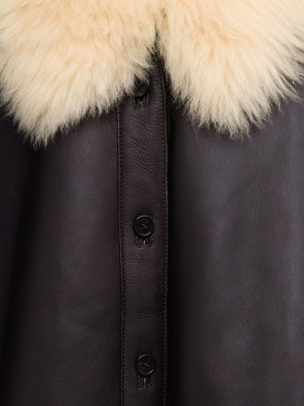Acne Studios Jackets Marrone Scuro Lamb Leather – Women