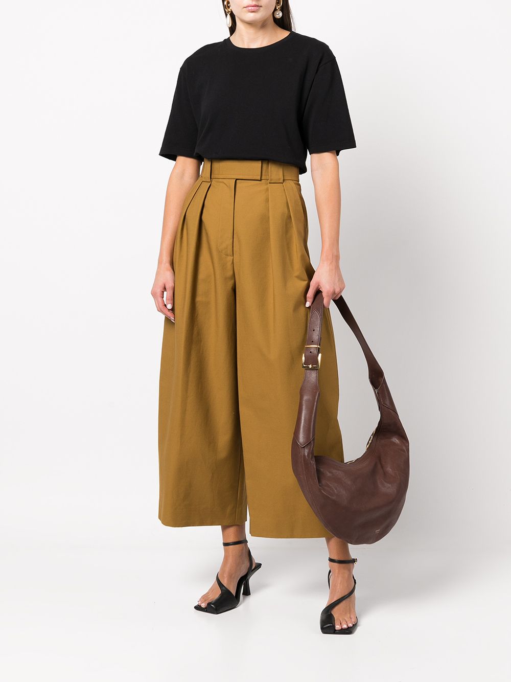 Khaite KHAITE T-shirts and Polos Black Cotton - Women　KHAITE T シャツとポロシャツ ブラック コットン - レディース