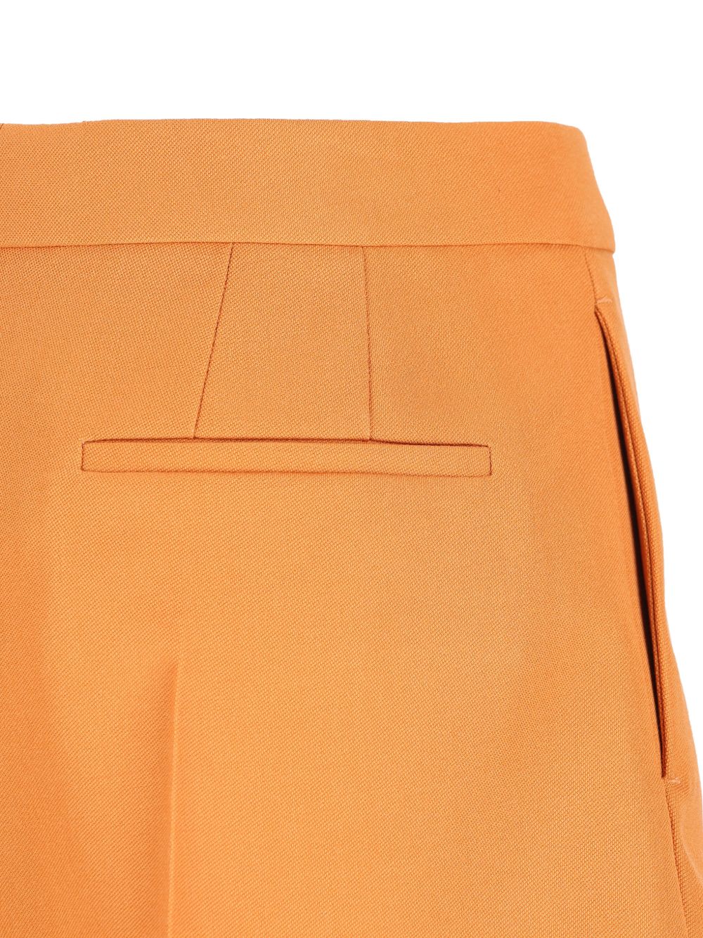 Fendi Shorts Orange Virgin Wool – Women
