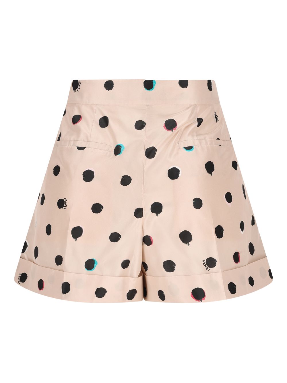 Fendi Shorts White Silk – Women