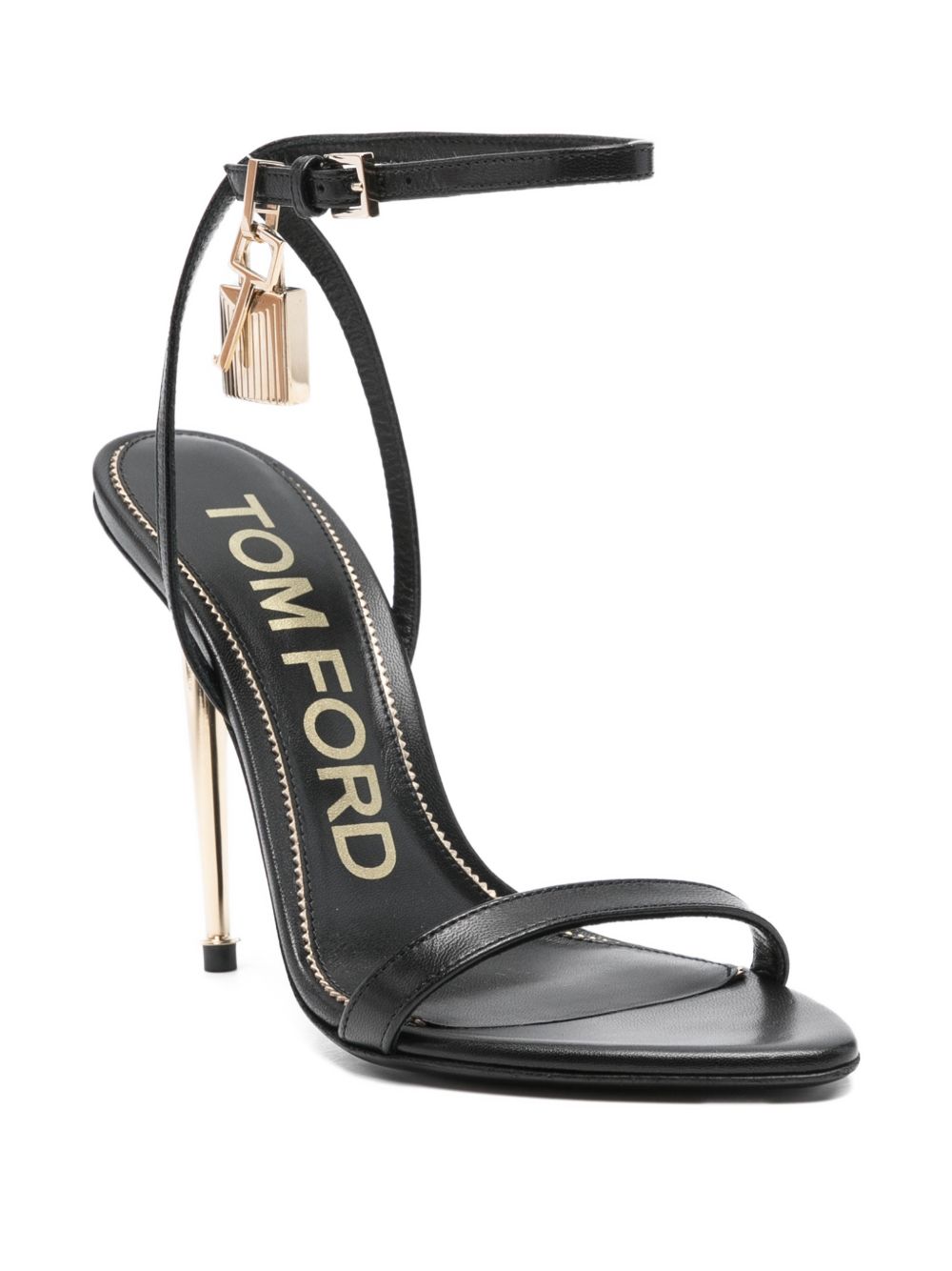 TOM FORD Tom Ford Sandals Black Outer: Calf Leather - Women　トム フォード サンダル ブラック アウター: カーフレザー - レディース