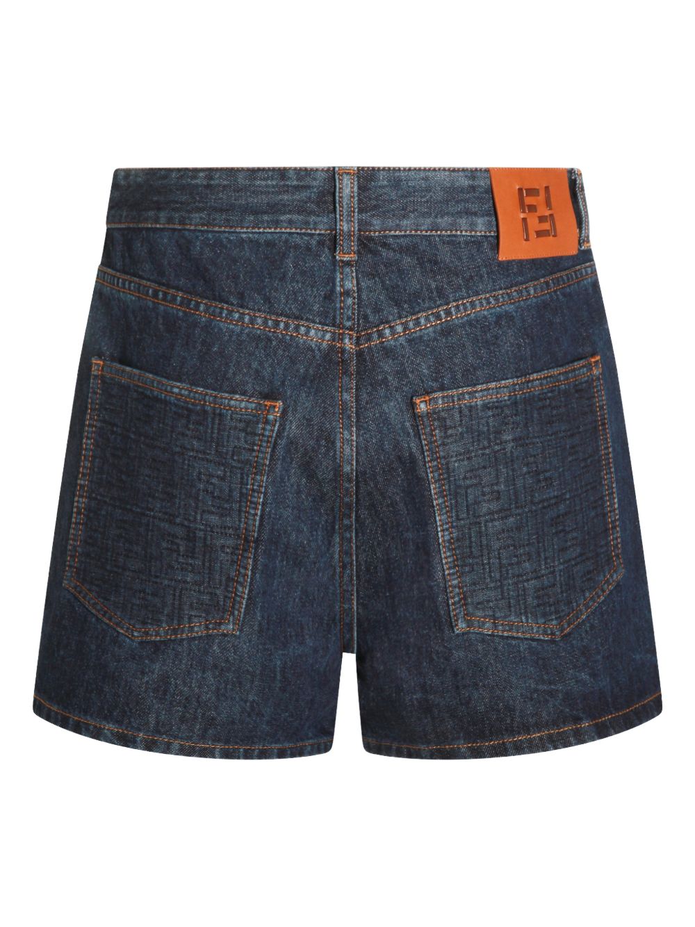 Fendi Shorts Blue Cotton – Women