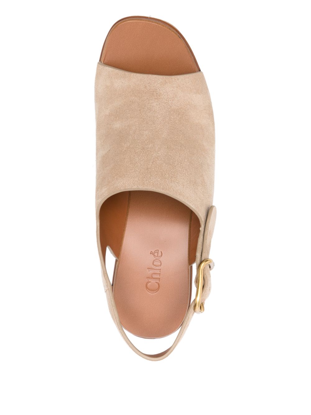 Chloè Sandals Beige Calf Leather – Women