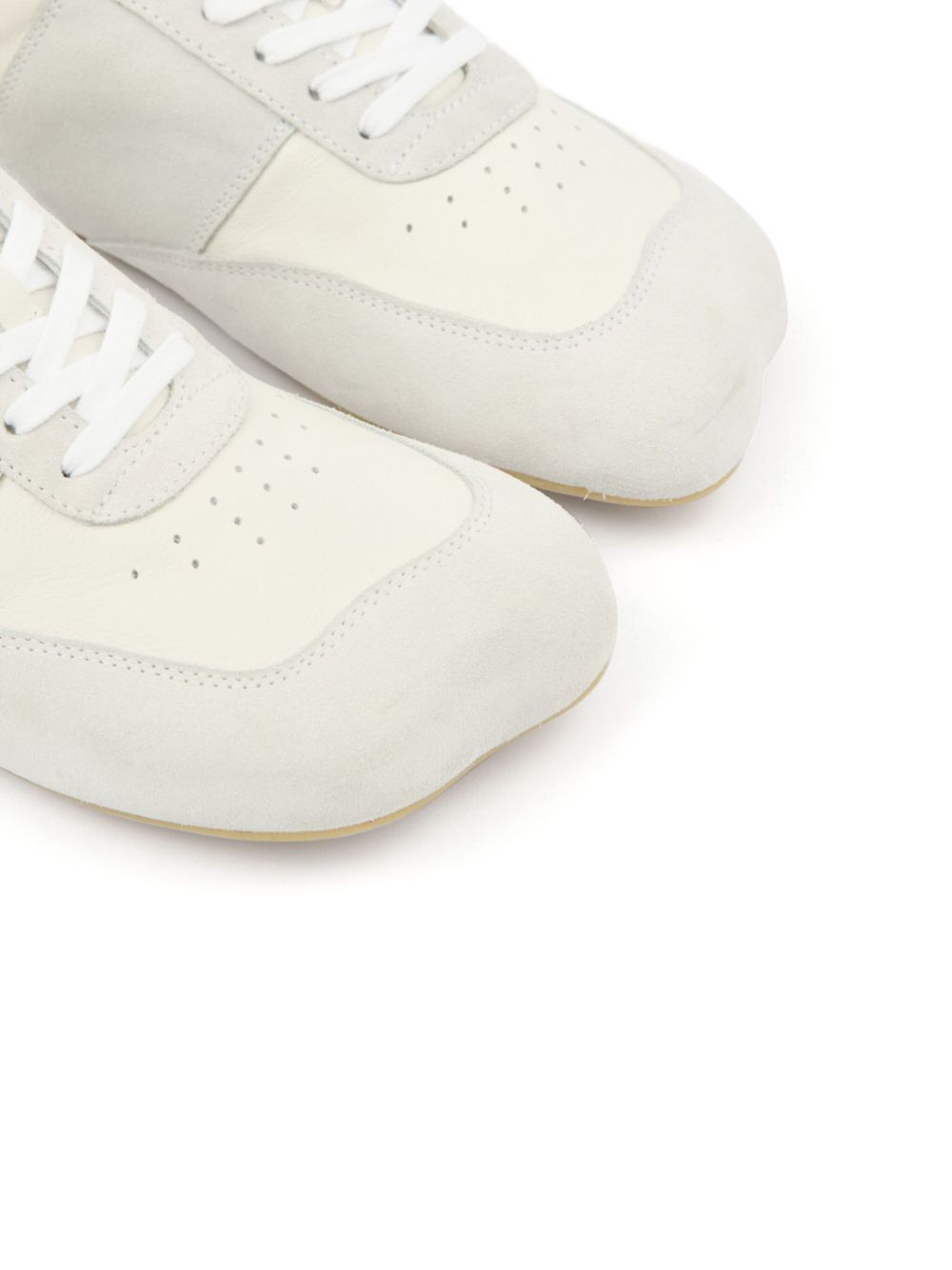 Maison Margiela MM6 Maison Margiela Sneakers White Outer: Calf Leather - Men　MM6 メゾン マルジェラ スニーカー ホワイト アウター: カーフレザー - メンズ