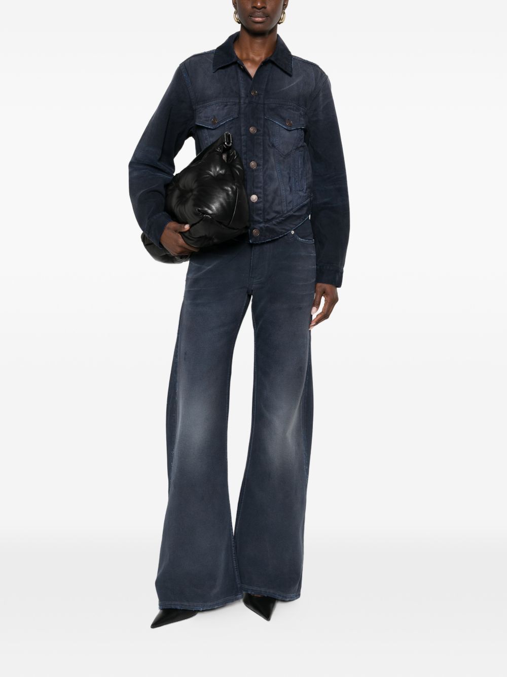 BALENCIAGA Balenciaga Coats Blue Cotton - Women　バレンシアガ コート ブルー コットン - レディース