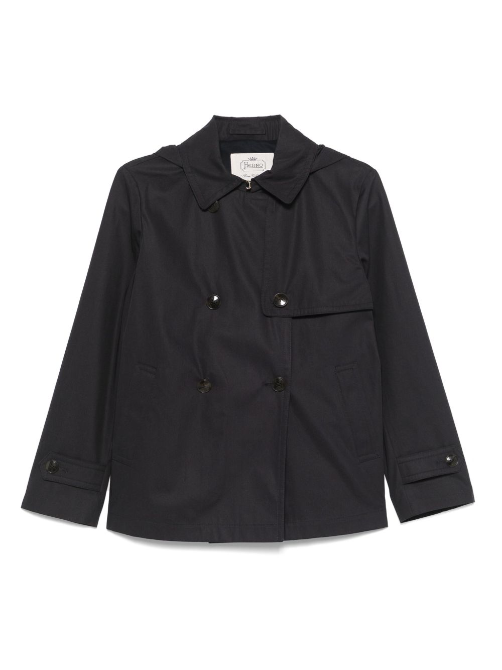 HERNO Herno Coats Blue Viscose - Women　Herno コート ブルー ビスコース - レディース