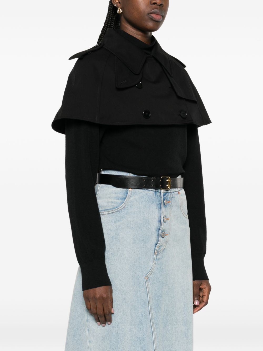 Burberry Burberry Jackets Black Cotton - Women　バーバリー ジャケット ブラック コットン - レディース