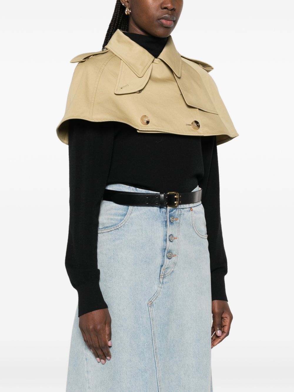 Burberry Burberry Jackets Kaki Cotton - Women　バーバリー ジャケット カキ コットン - レディース