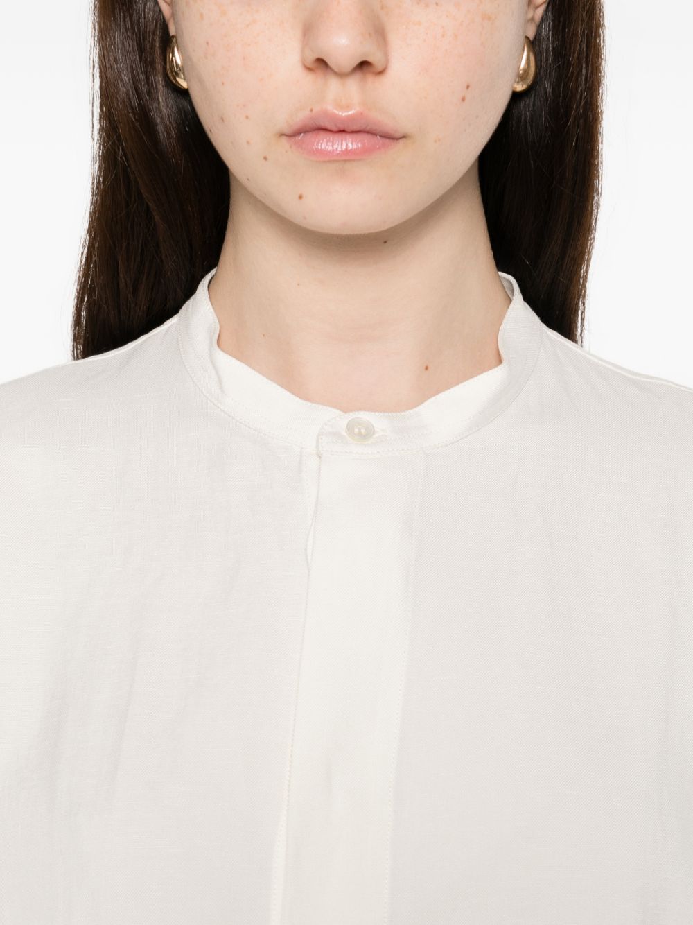 STUDIO NICHOLSON PRE Shirts White Viscose Linen/flax – Women