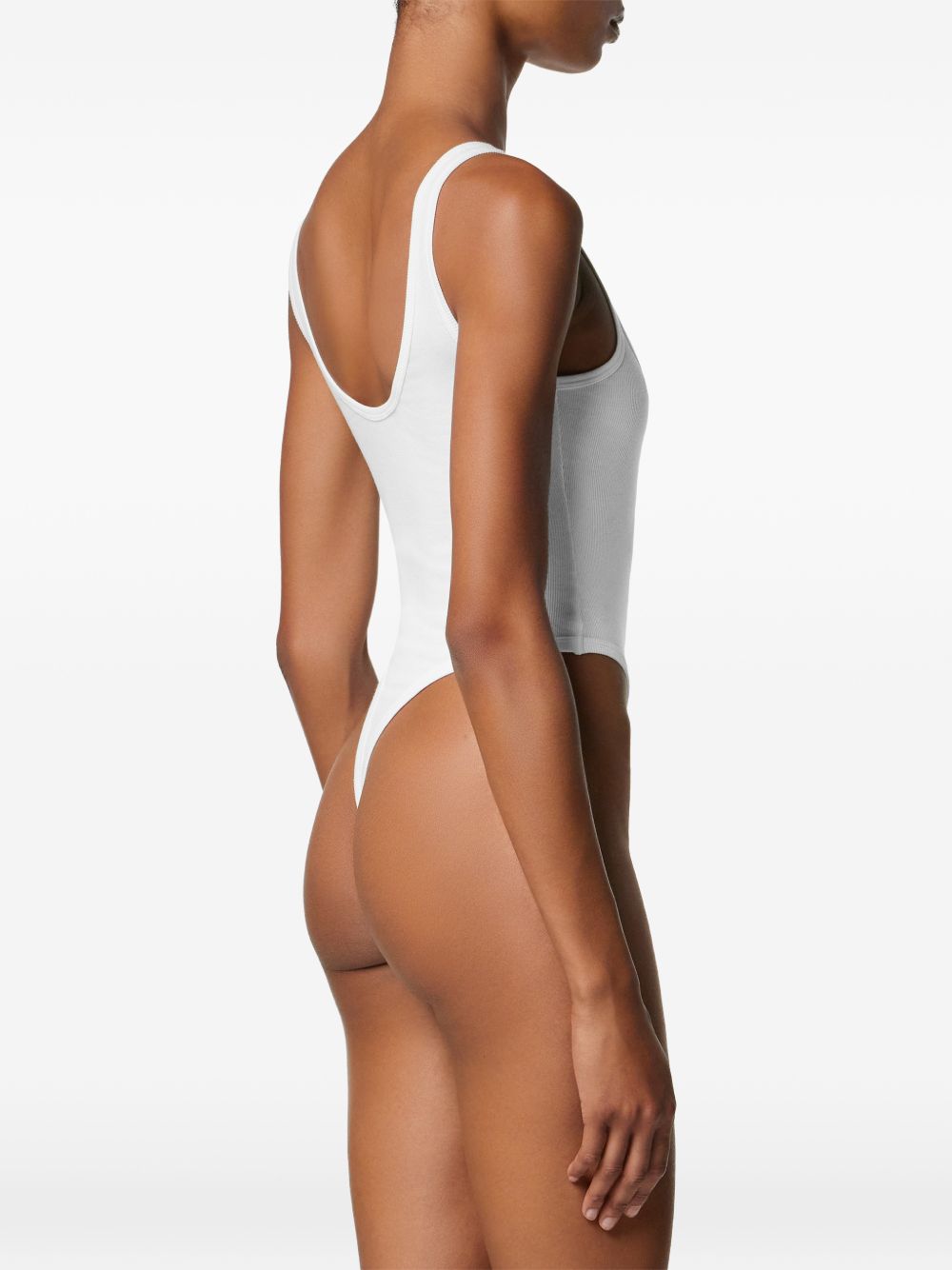 VERSACE Versace Top White Outer:elastane - Women　ヴェルサーチ トップ ホワイト アウター:エラスタン - レディース