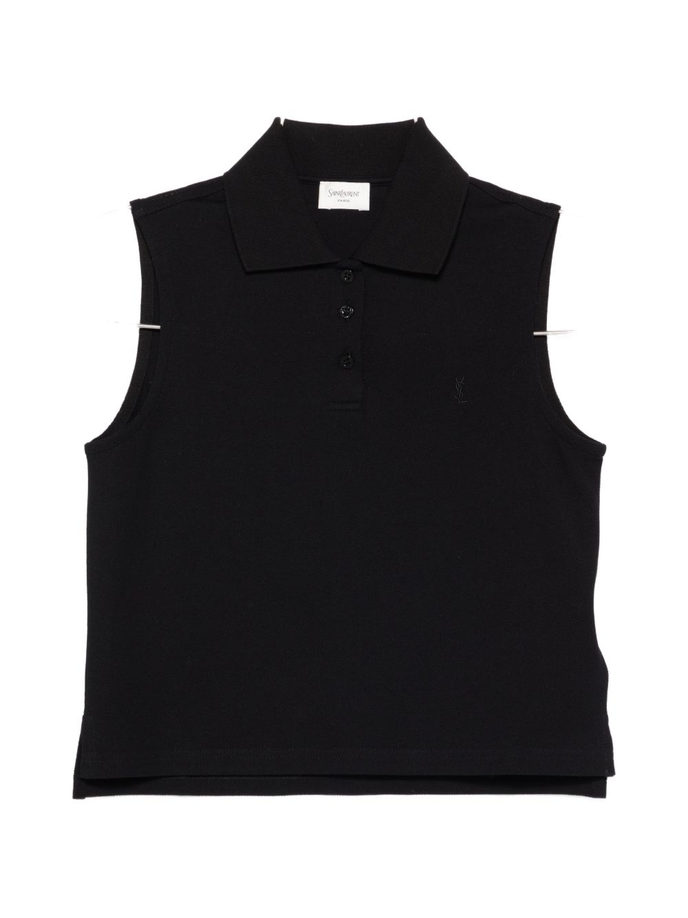 Saint Laurent Top Black Cotton – Women