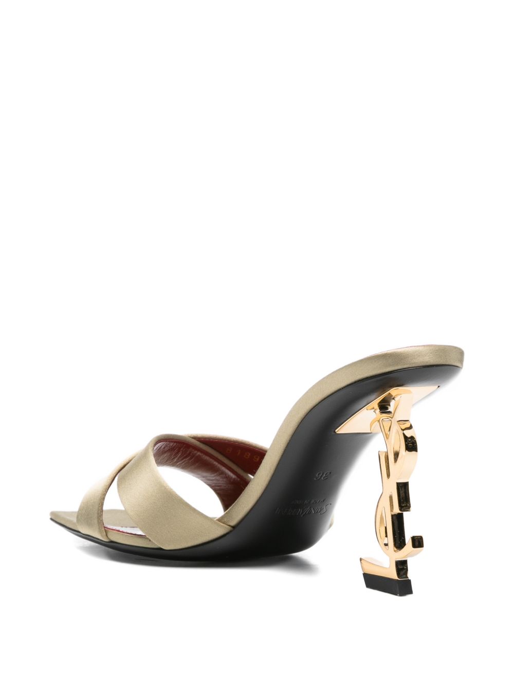 Saint Laurent Saint Laurent Sandals Brown Outer: Fabric - Women　サンローラン サンダル ブラウン 外側: ファブリック - レディース