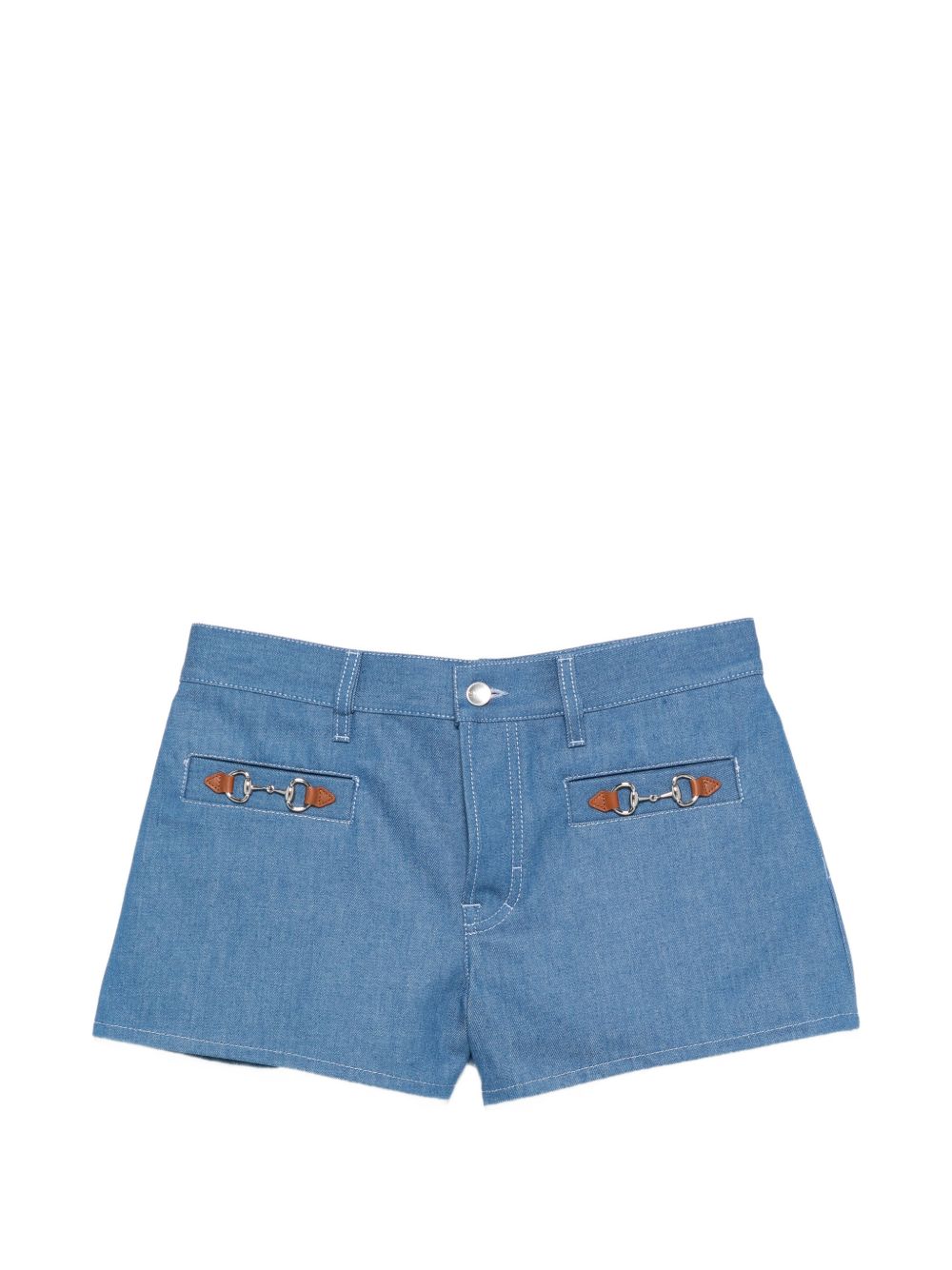 Gucci Shorts Blue Cotton – Women