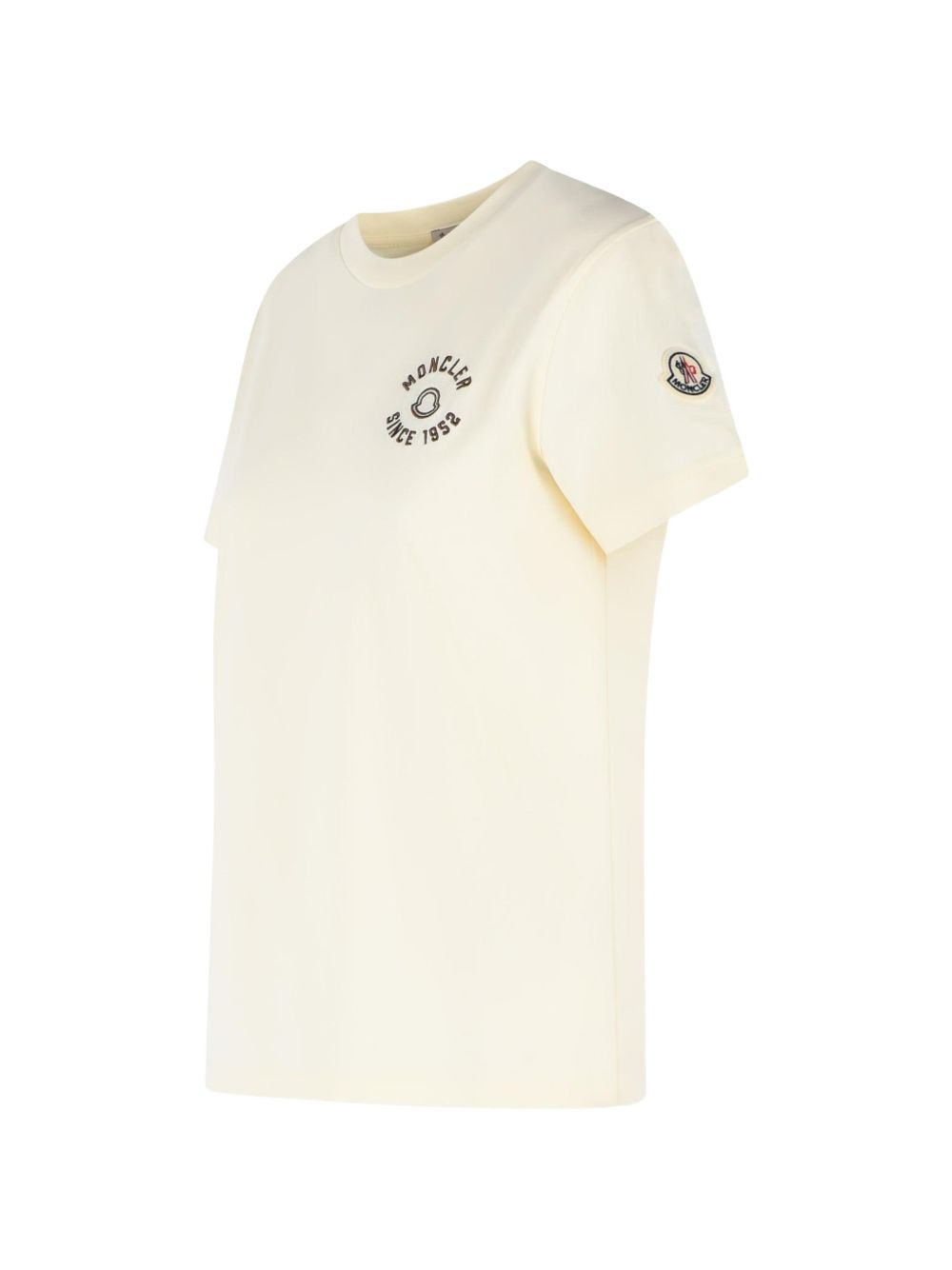 MONCLER Moncler T-shirts and Polos White Cotton - Women　モンクレール T シャツとポロ ホワイト コットン - レディース