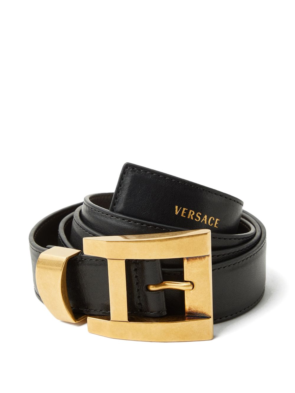 VERSACE Versace Belts Black Outer: calf Leather - Women　ヴェルサーチ ベルト ブラック アウター: カーフレザー - レディース
