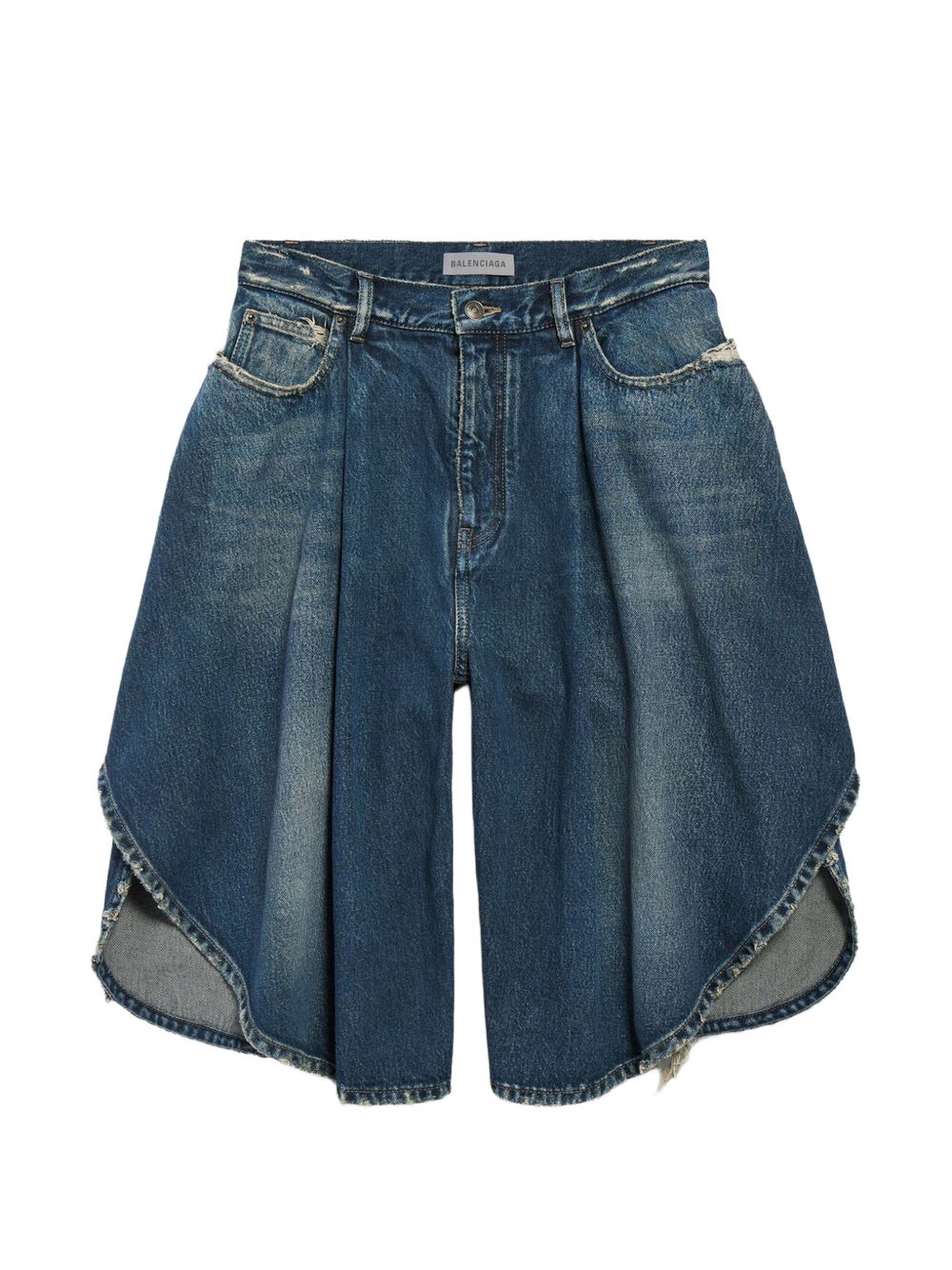 Balenciaga Shorts Blue Outer: cotton – Women