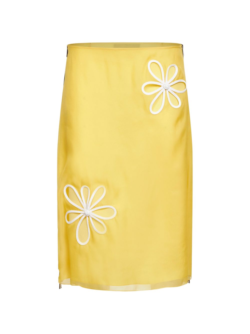 Fendi Skirts Yellow Outer: cupro – Women