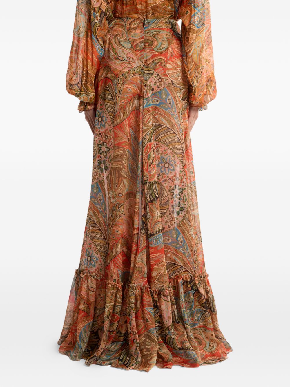 Etro Skirts Arancio Silk – Women