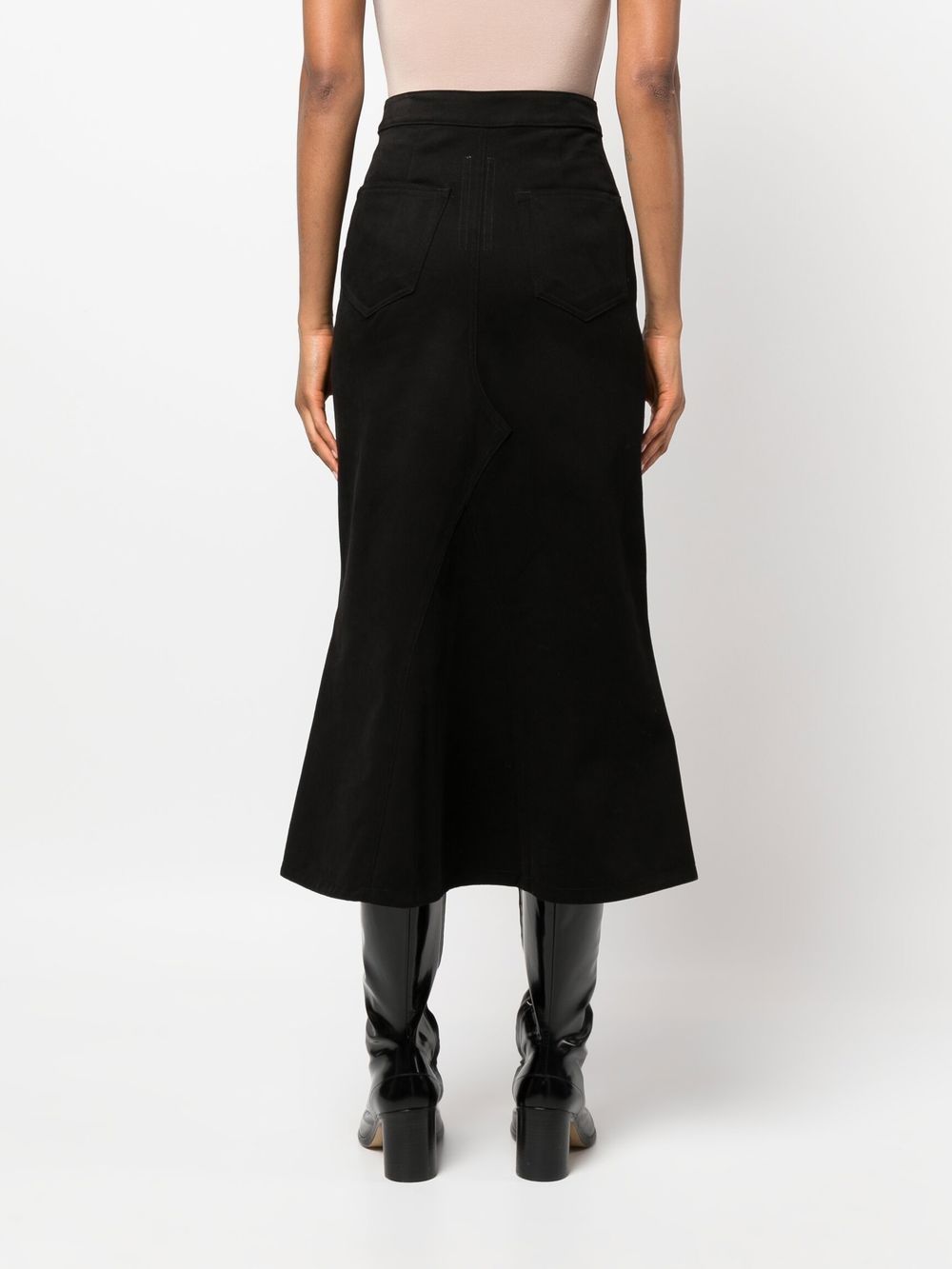 Rick Owens Skirts Black Cotton – Women