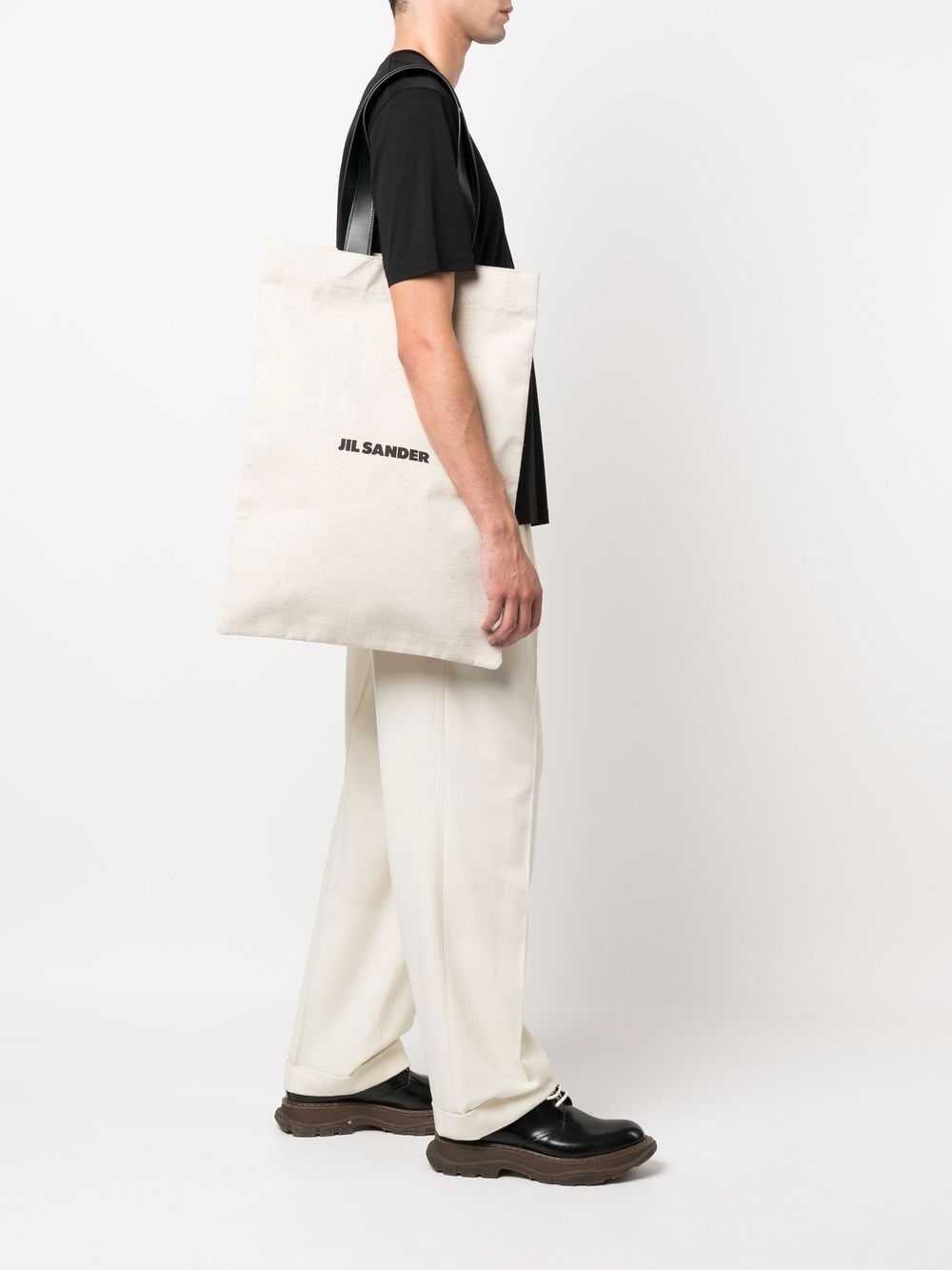 Jil Sander Jil Sander Bags White Outer: Cotton - Men　ジル サンダー バッグ ホワイト 外側: コットン - メンズ