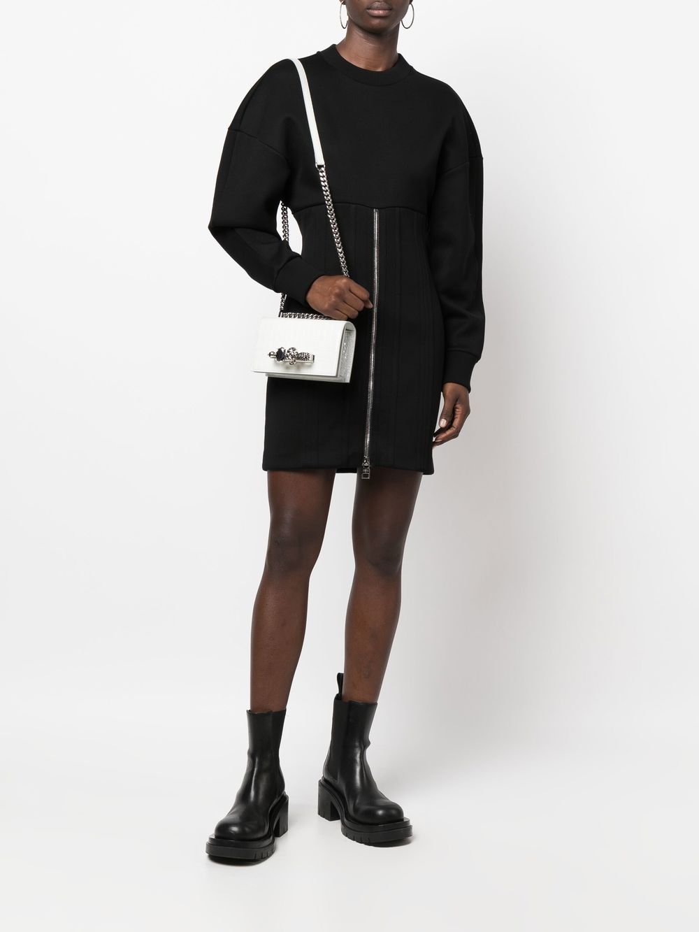 Alexander McQueen Dresses Black Outer: Cotton – Women