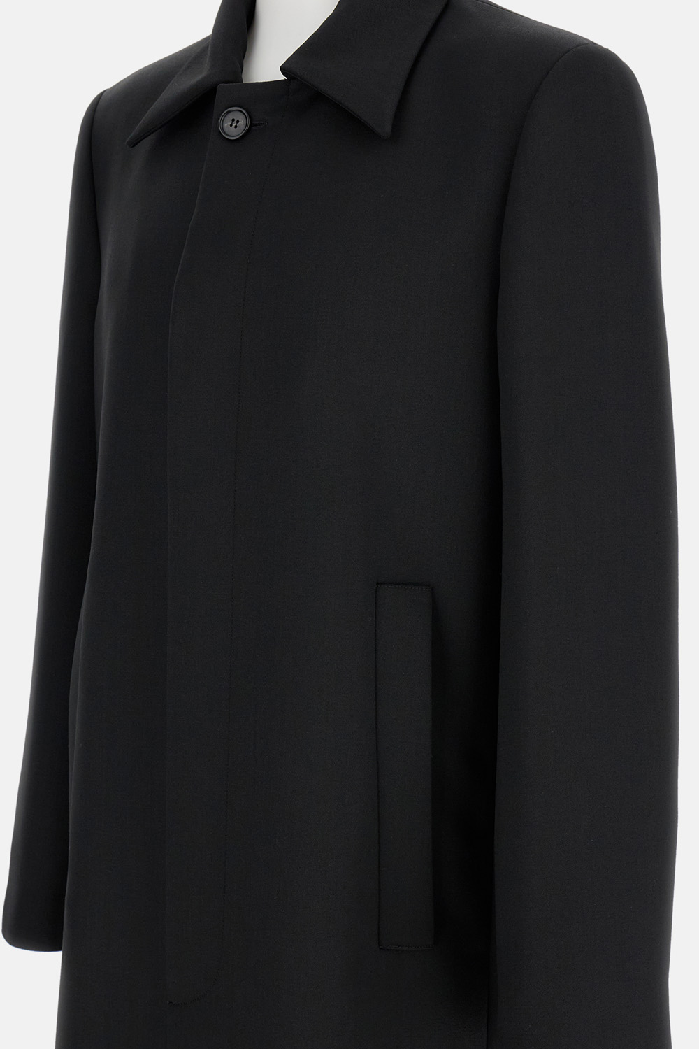 Maison Margiela MM6 Maison Margiela Coats Black Pl Wv - Men　MM6 メゾン マルジェラ コート ブラック Pl Wv - メンズ