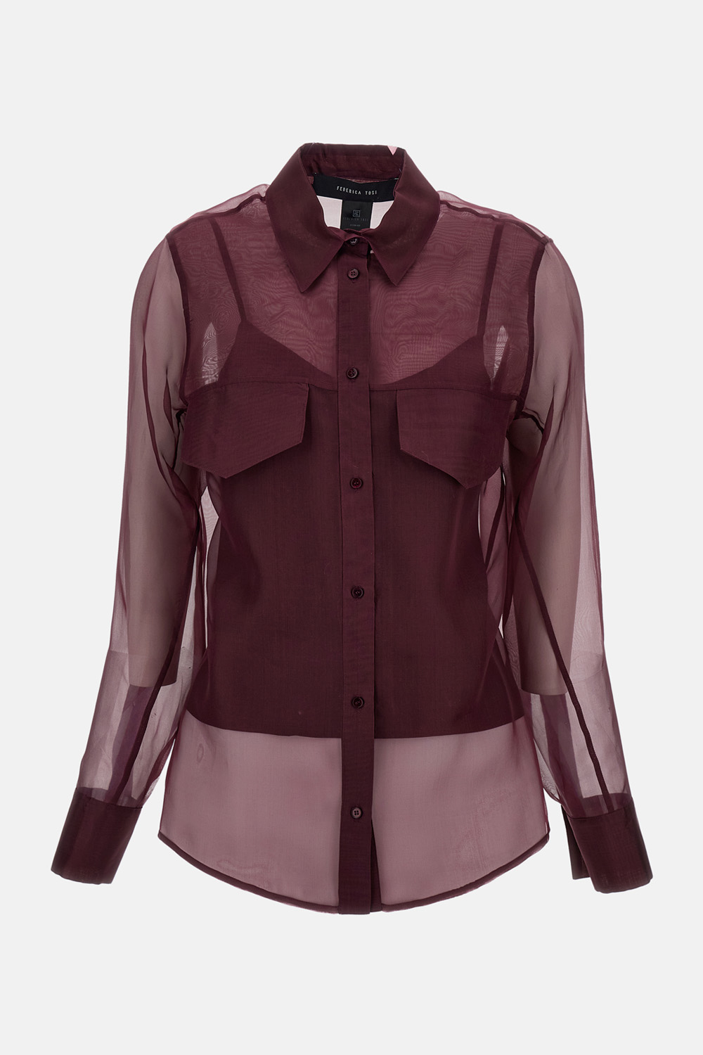 Federica Tosi Shirts Red Silk – Women