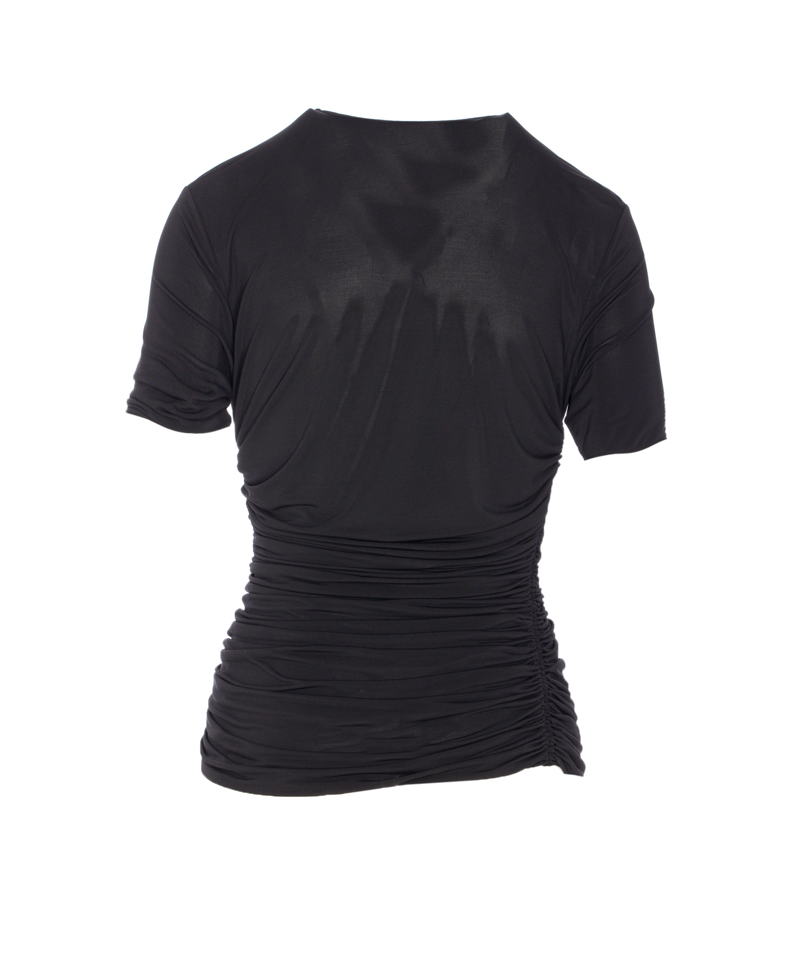Alaïa Alaia T-shirts and Polos Black Viscose - Women　Alaia T シャツとポロシャツ ブラック ビスコース - レディース