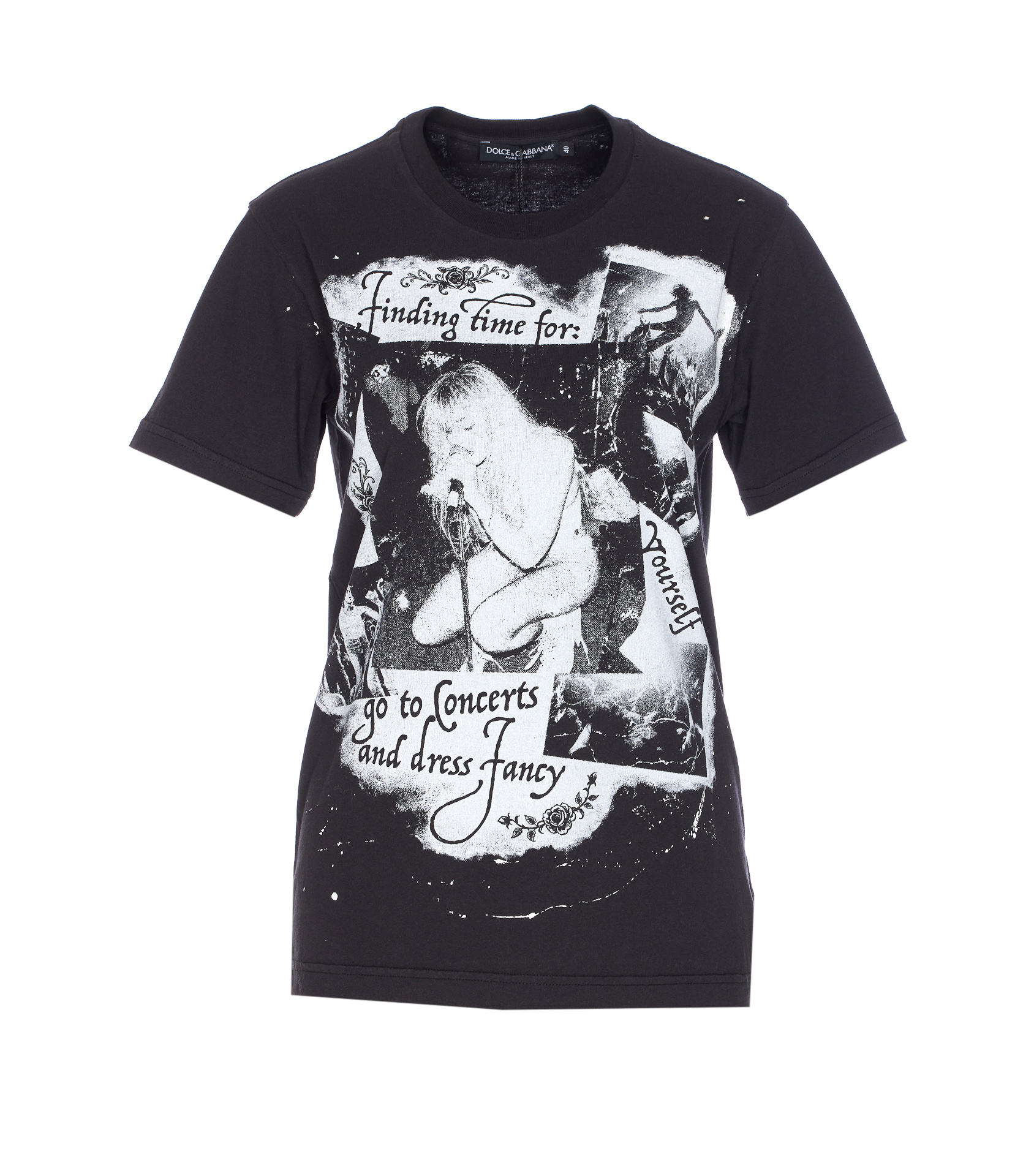 Dolce & Gabbana T-shirts and Polos Black Cotton – Women