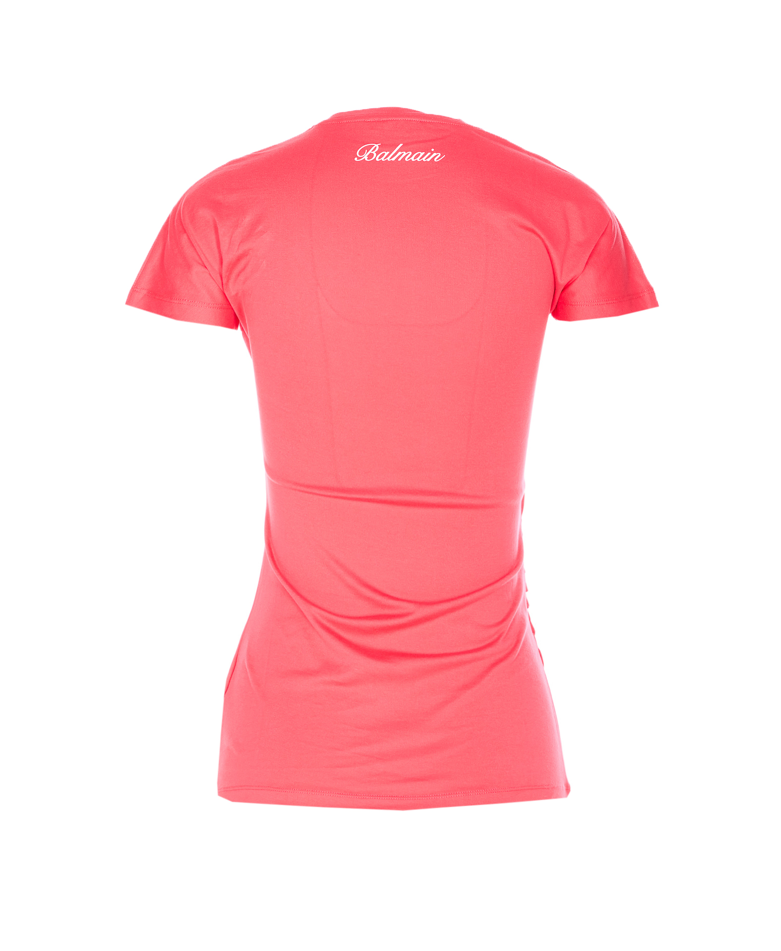 Balmain T-shirts and Polos Fuchsia Cotton – Women