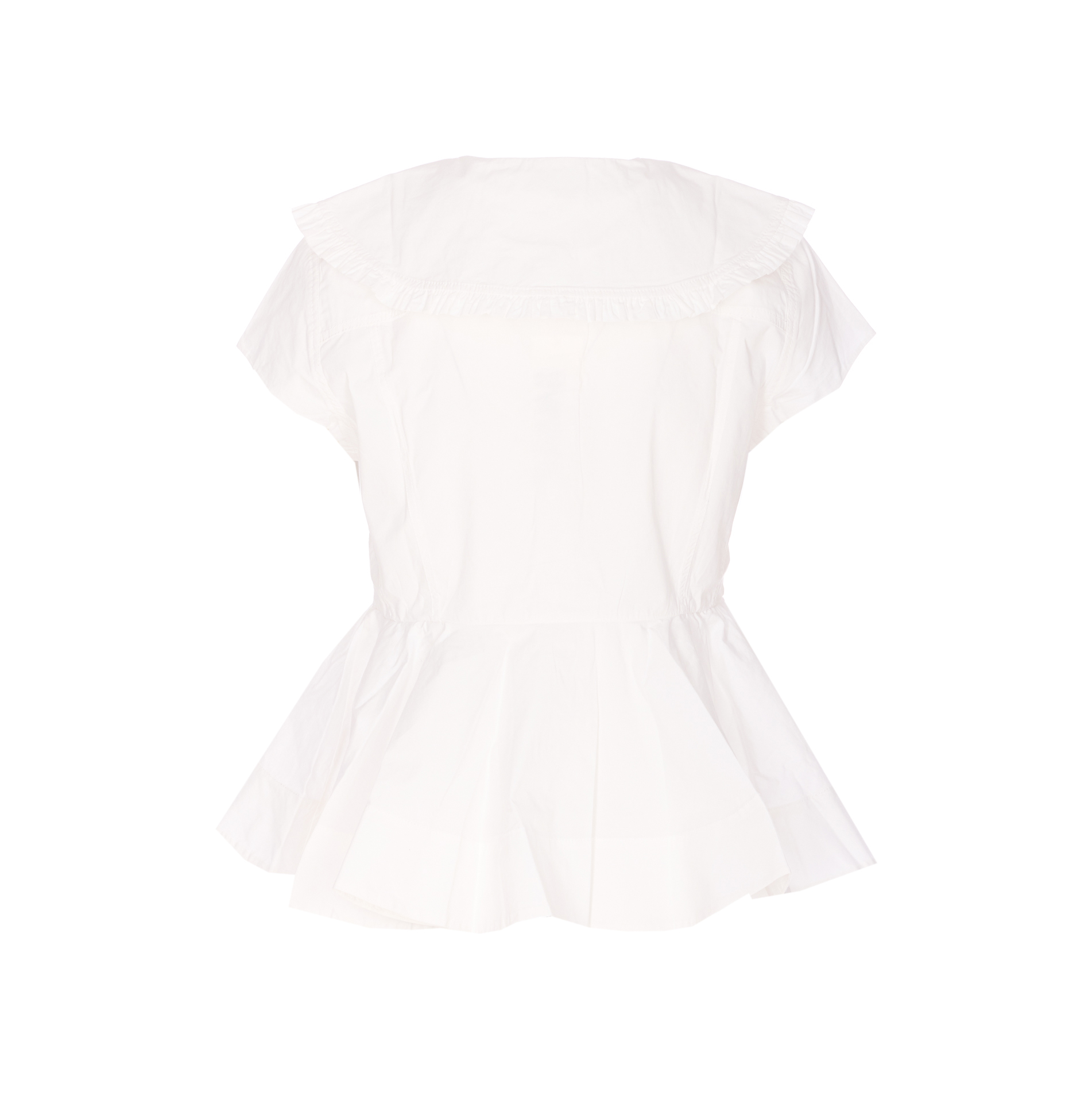 GANNI Shirts White Organic Cotton – Women