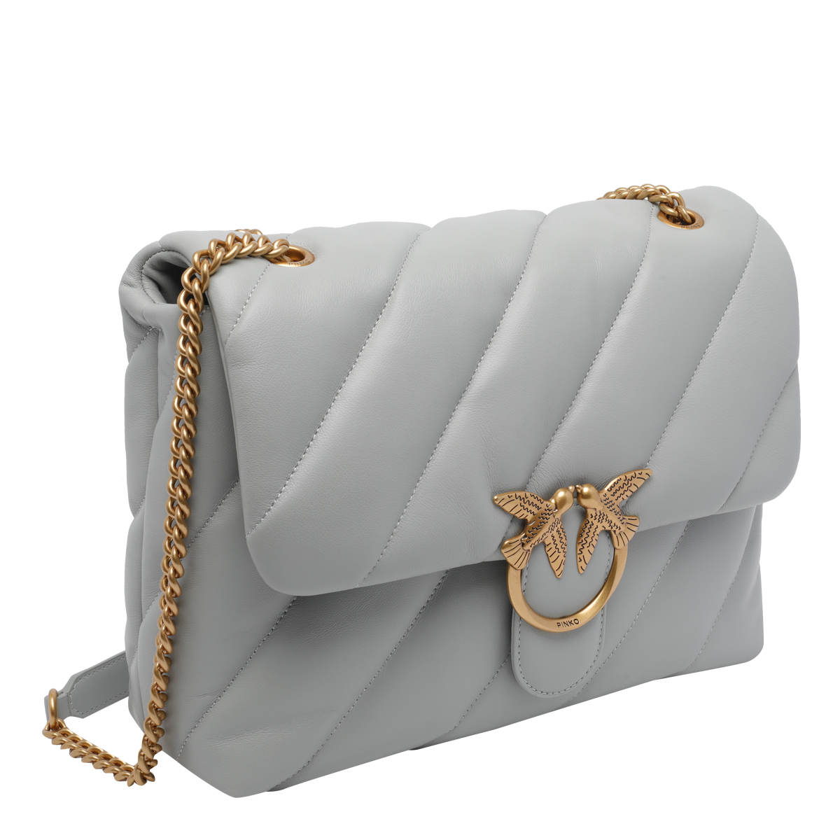 Pinko Bags Grey Sheep Leather - Women